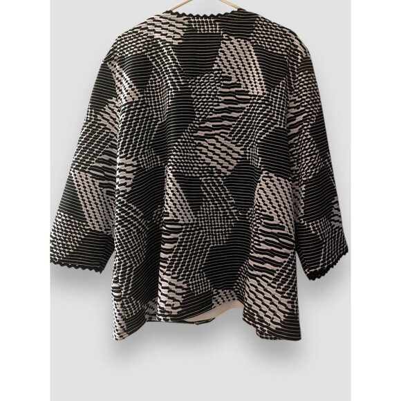 Alfred Dunner Riverside Drive Textured 2 for 1 Top Detachable Necklace Sz XL NWT - Picture 5 of 9